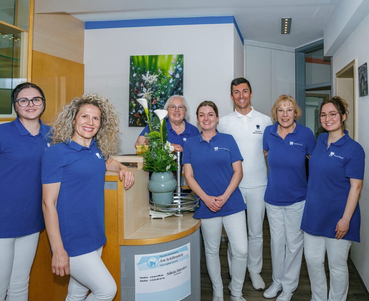 Nikola Marolov und sein Team. Foto: Potthoff