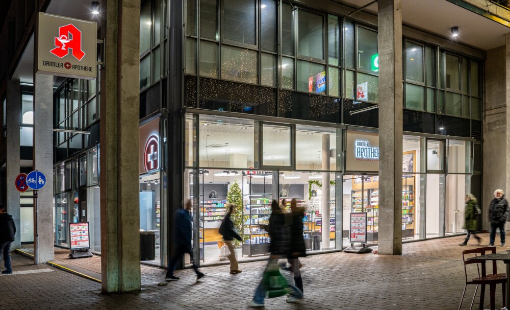 Die Daimler Apotheke in Schorndorf.
Foto: Heiko Potthoff
