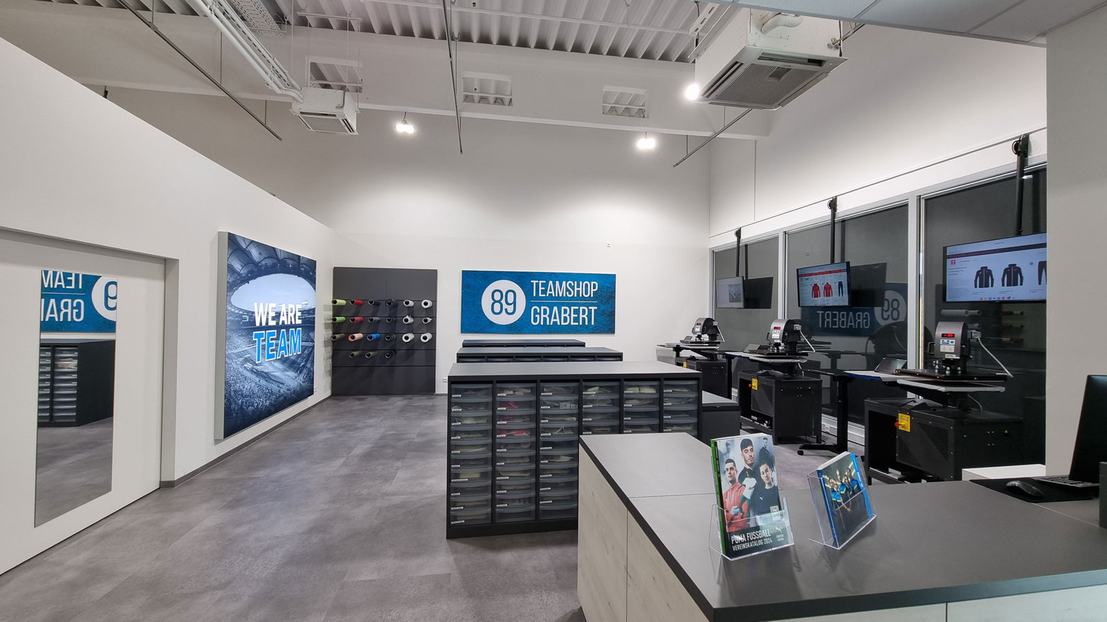 Einblick in die Bereiche der neuen Serviceabteilung Teamshop89 Grabert. Fotos: Grabert