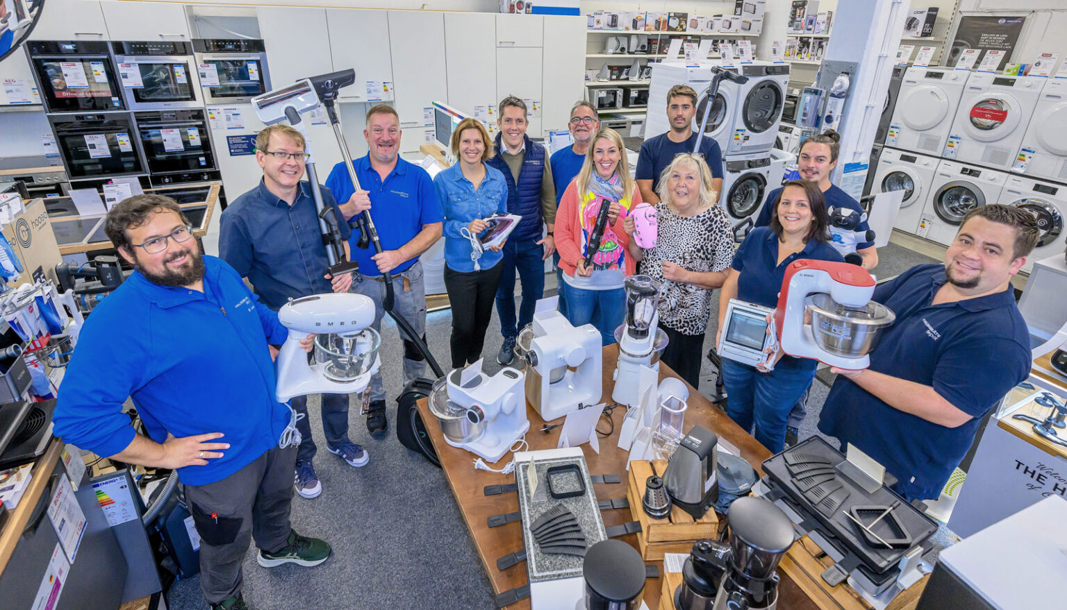 Das engagierte Team des Hausgeräte-Spezialisten bietet handwerkliche Kompetenz, professionelle Beratung und zuverlässigen Service an. Foto: Potthoff