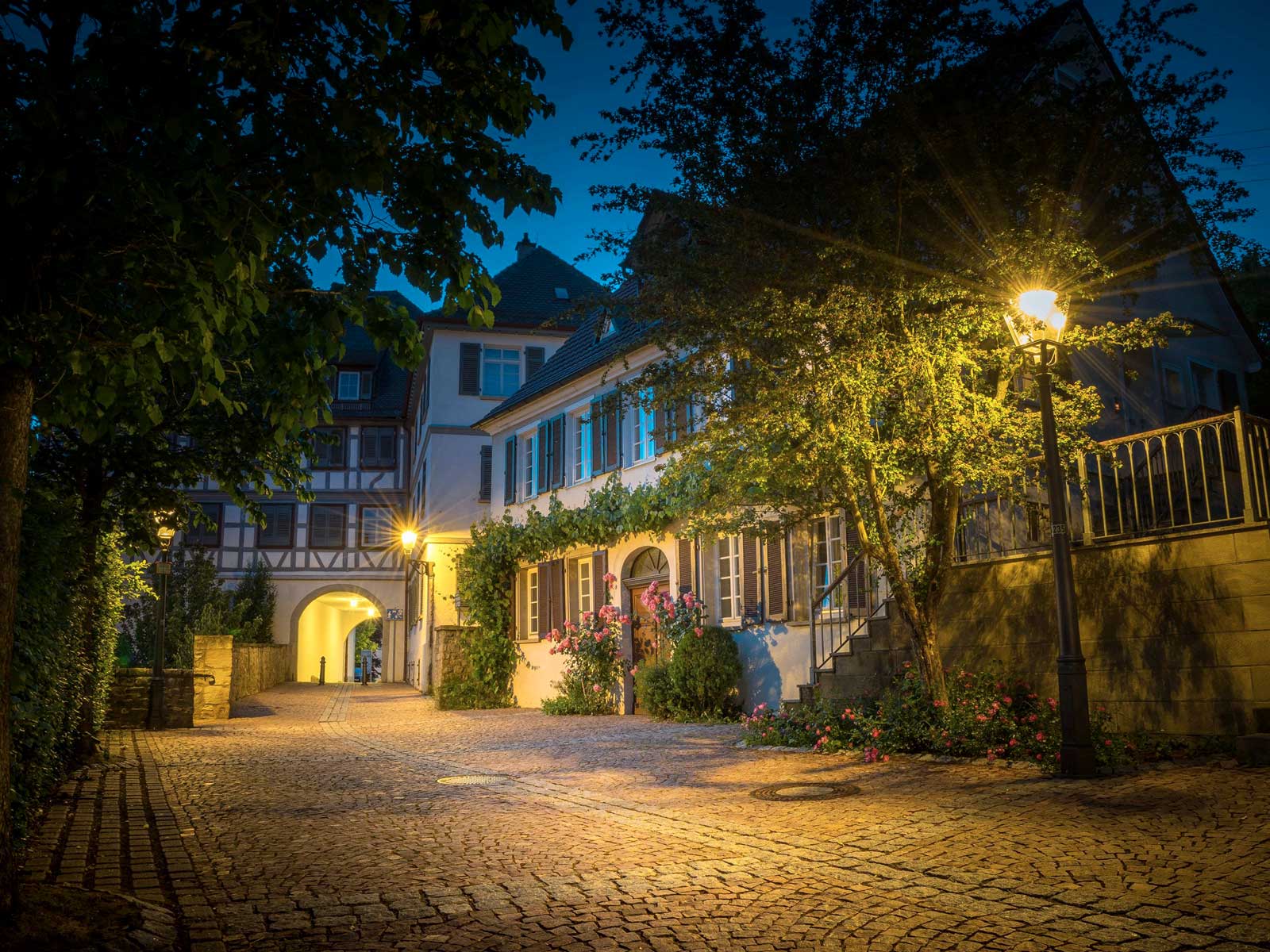 Nächtliches Backnang. Foto: René Straube