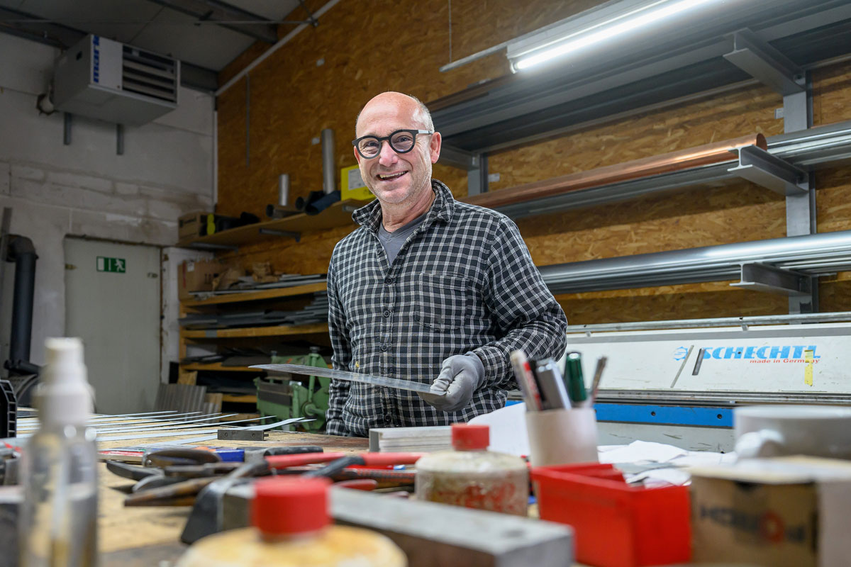 Dachdeckermeister Volker Schlichenmaier. Foto: Potthoff