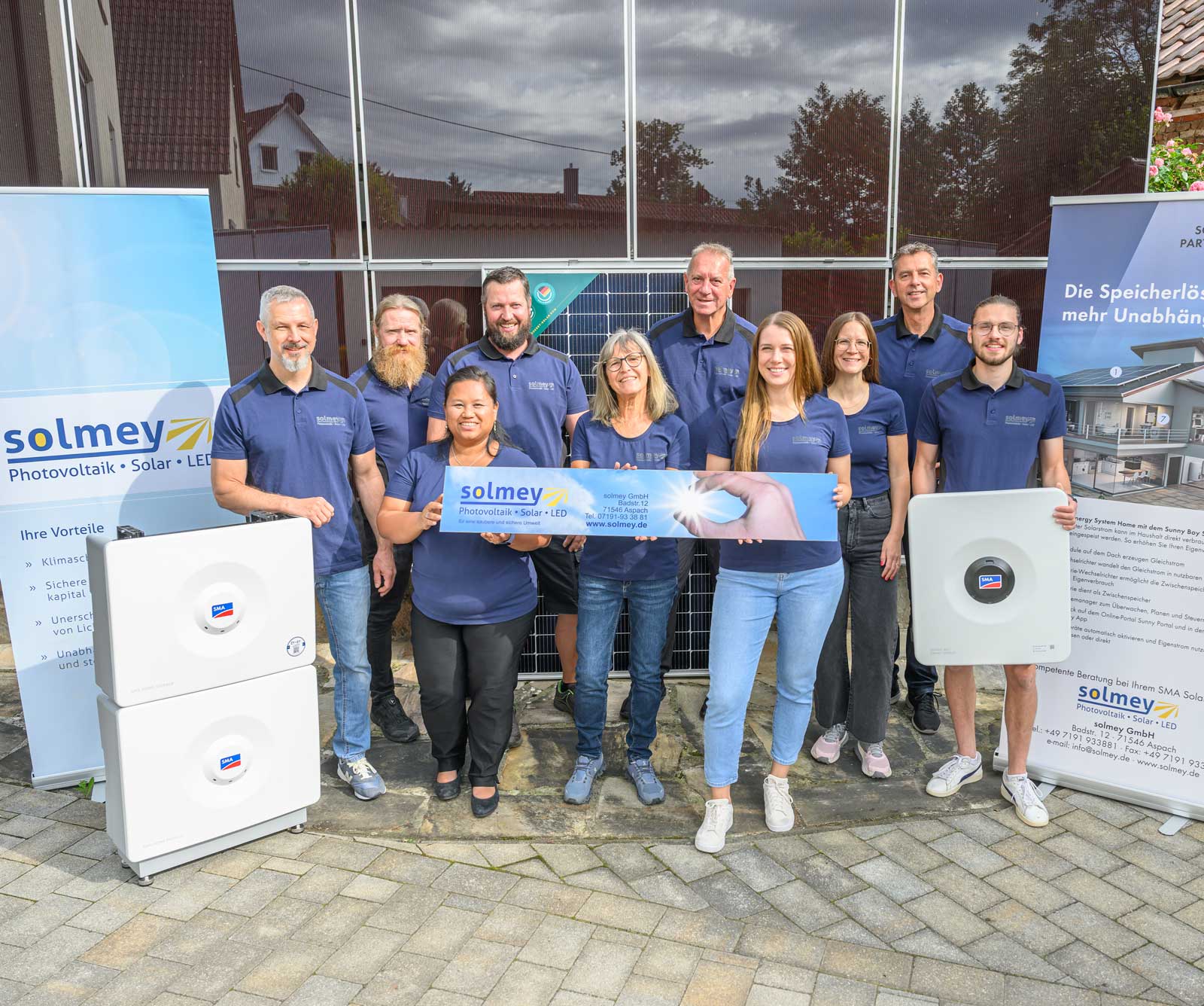 Das Solmey-Team. Foto: Potthoff