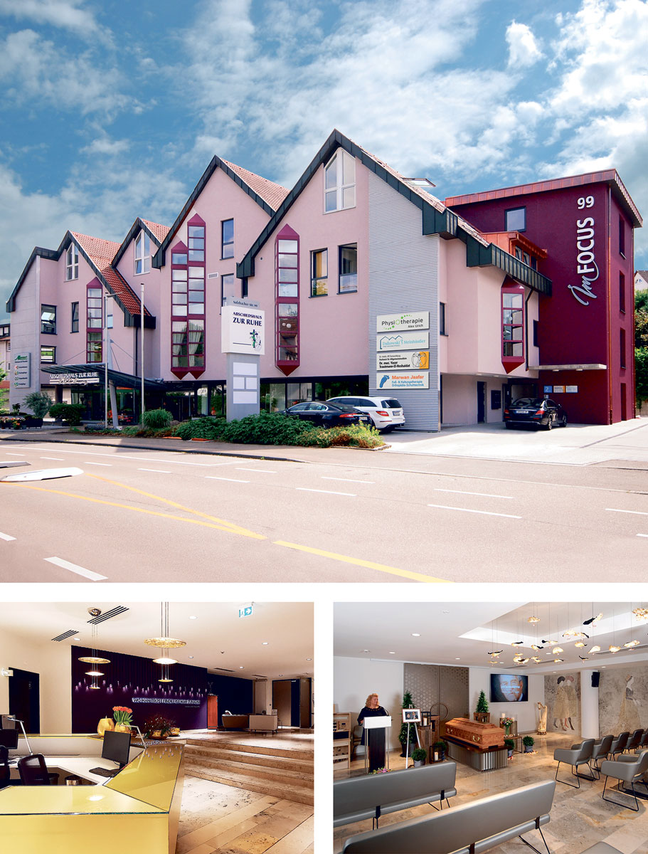 Das Bestattungshaus in der Sulzbacher Straße