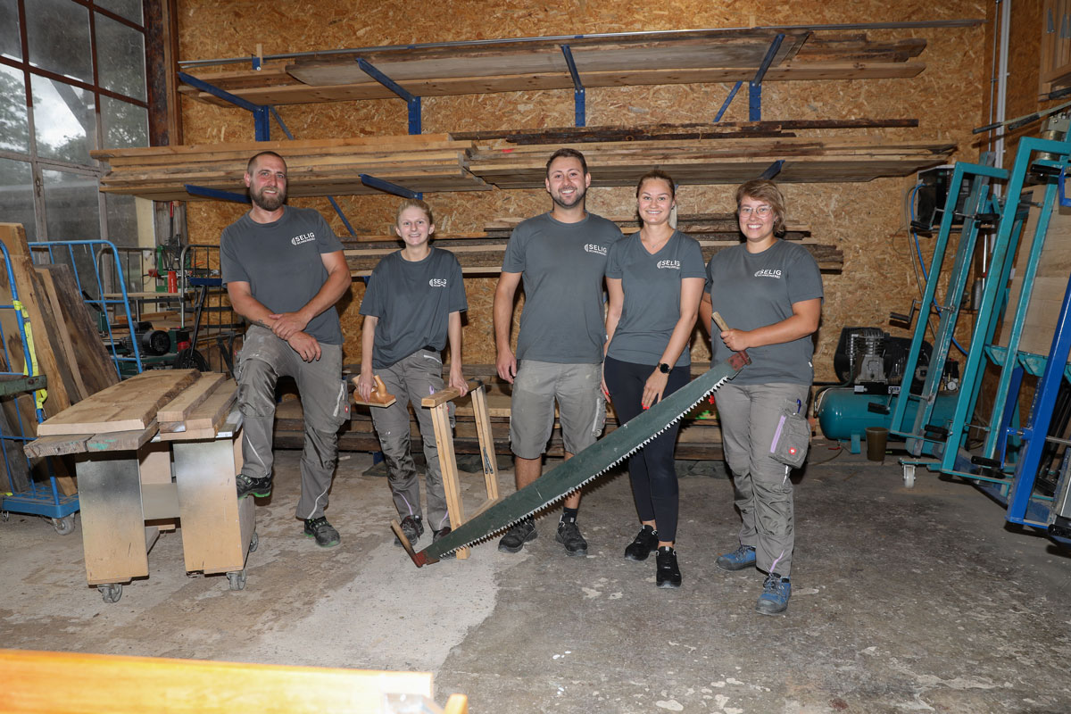 Lars Selig (Mitte) und sein Team